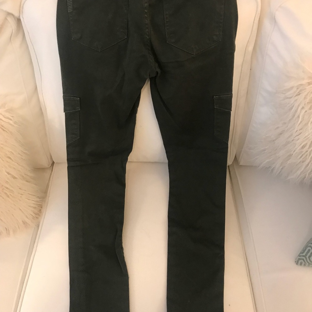 ARMY GREEN PAIGE JEANS